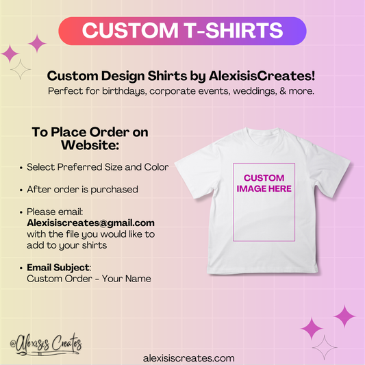 Customizable Crew Neck Short Sleeve T-shirt