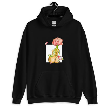 "A Peony's Edge" an AlexisisCreates Hoodie