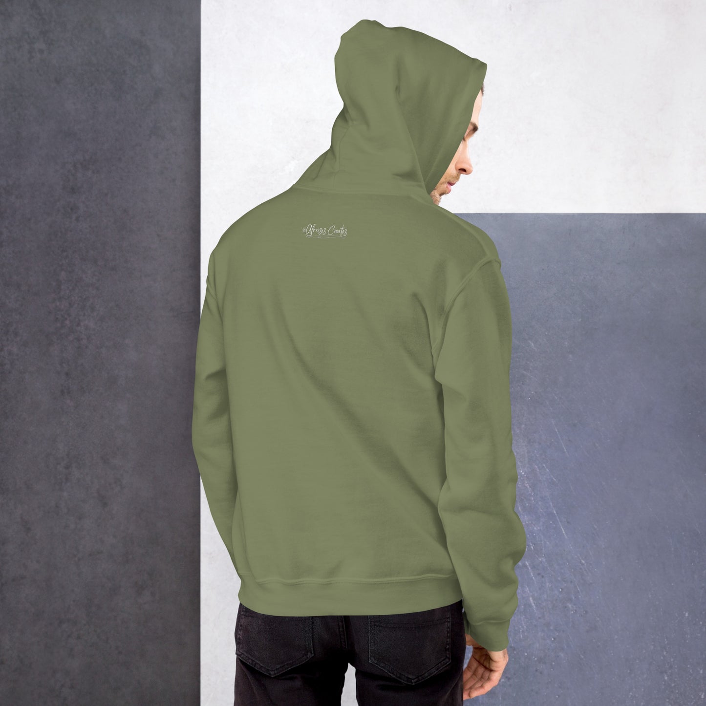 "A Peony's Edge" an AlexisisCreates Hoodie