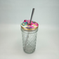 Rainbow Tourmaline Crystal Tumbler