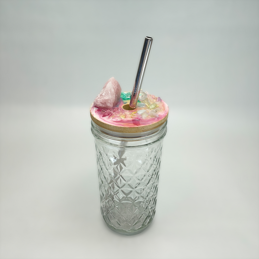 Cotton Candy Crystal Tumbler