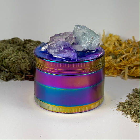 Luxe Aquamarine Crystal Grinder