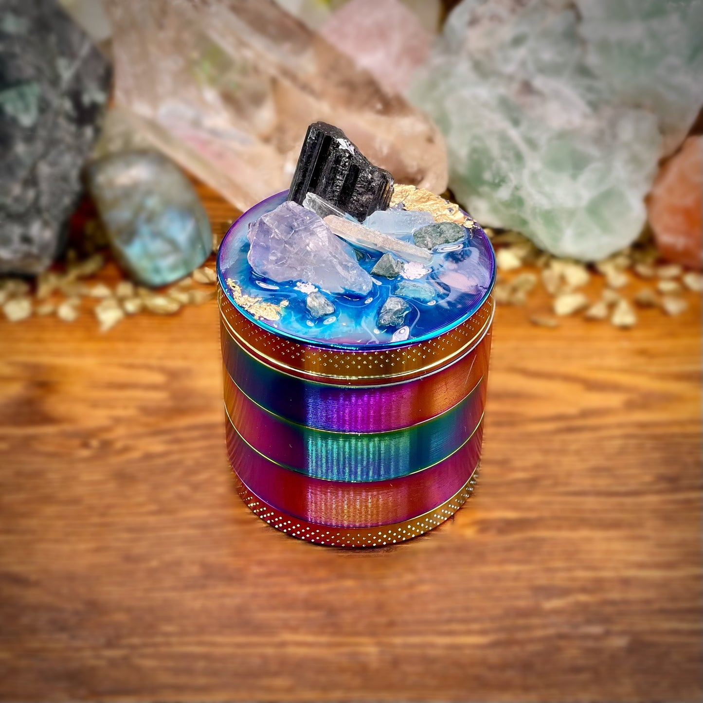 Luxe Tourmaline Crystal Grinder