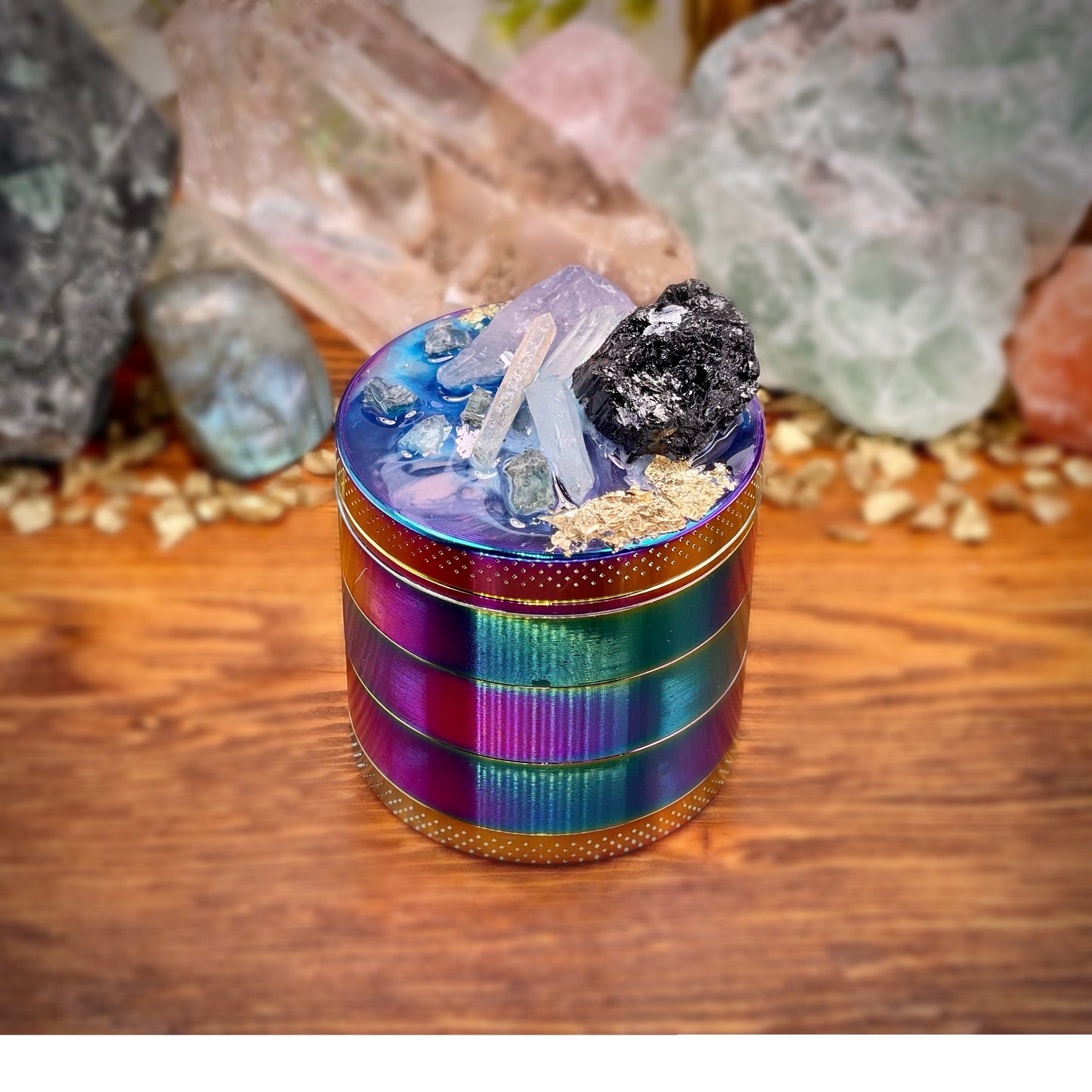 Luxe Tourmaline Crystal Grinder