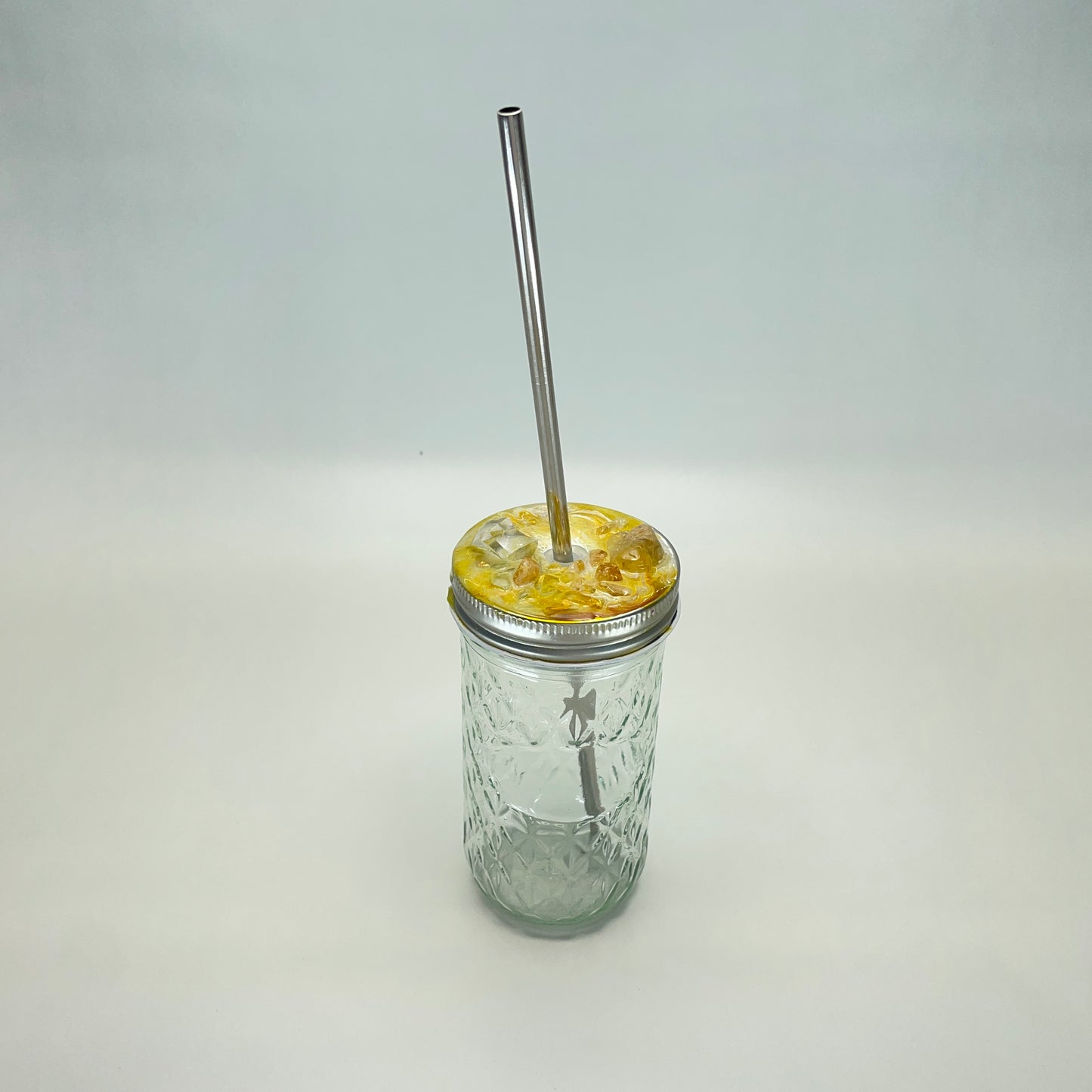 Yellow Citrine Crystal Tumbler