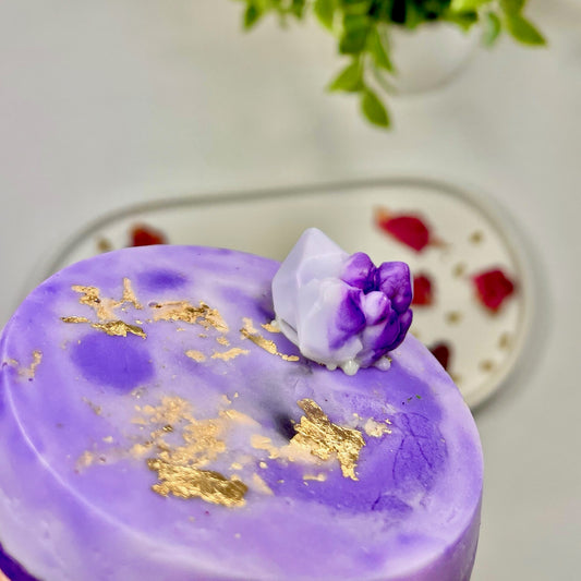 Amethyst Crystal Goat Milk Soap