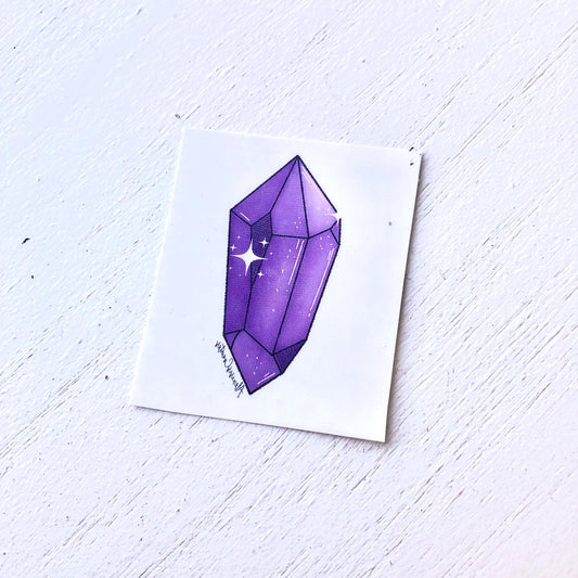 Purple Gem Tattoo