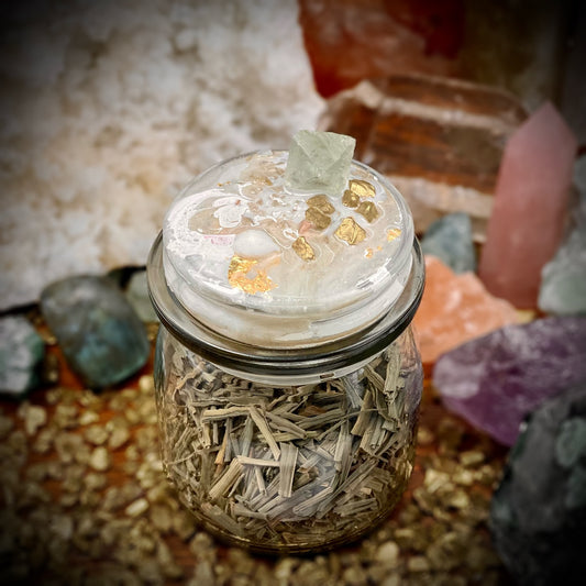 "Balance" Crystal Jar.