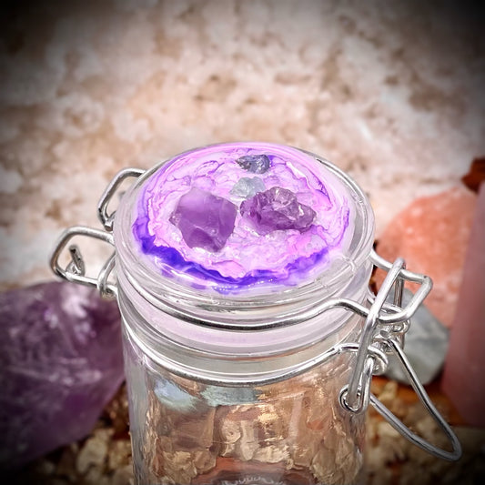 Mini "Blessed" Crystal Jar