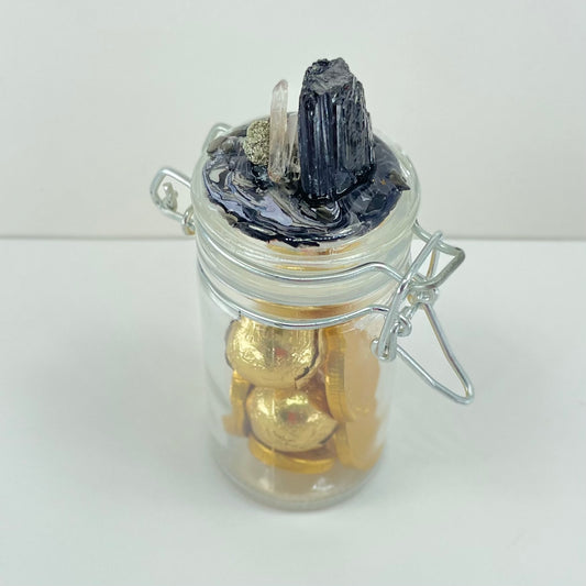 Mini Black Tourmaline Jar