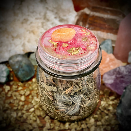 "Healing" Crystal Jar