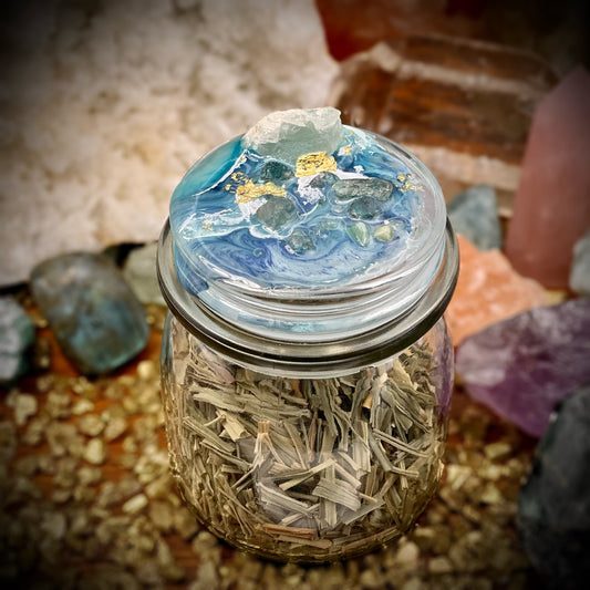 "Growth" Crystal Jar